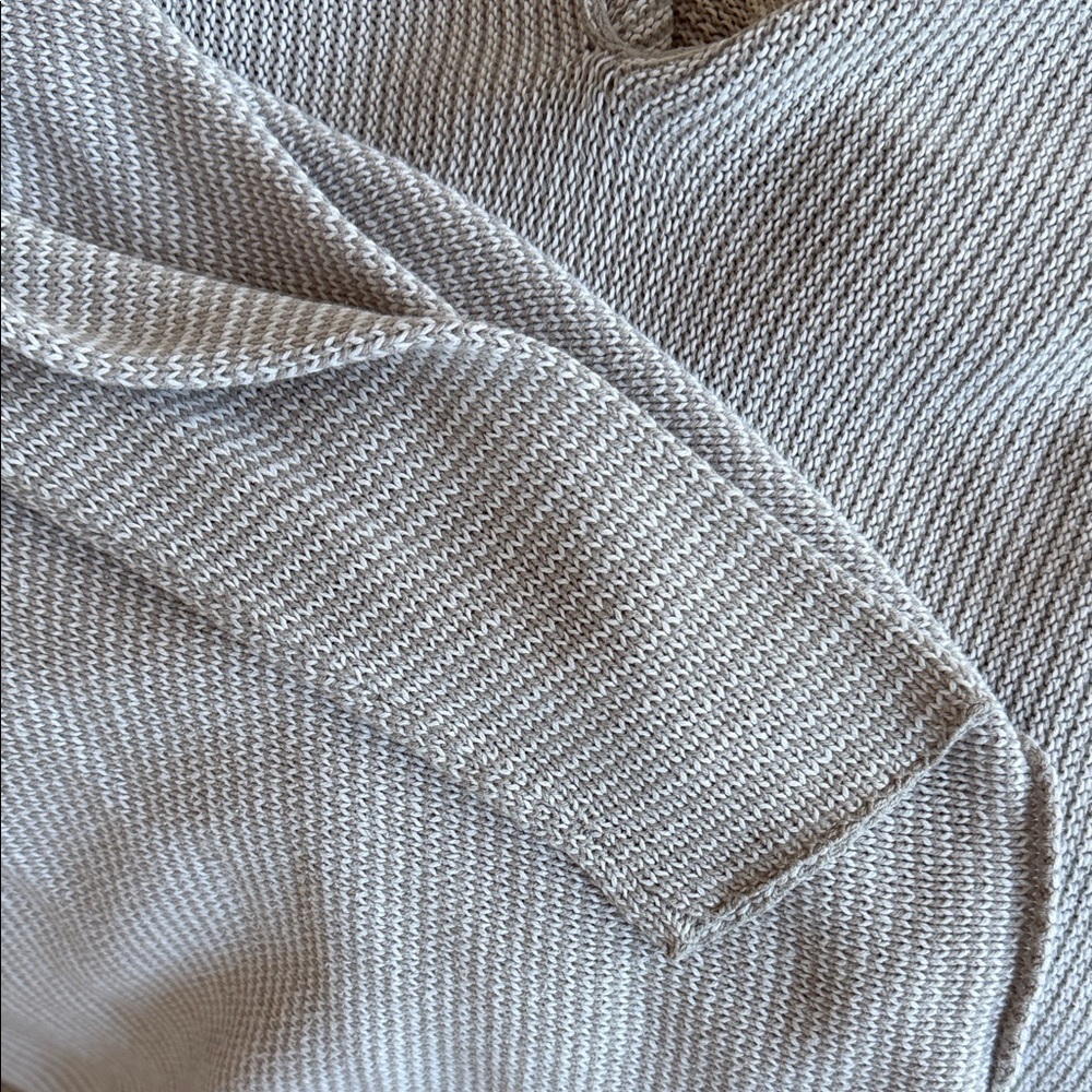 BB Dakota Light Gray Draped Cardigan - Picture 9 of 9